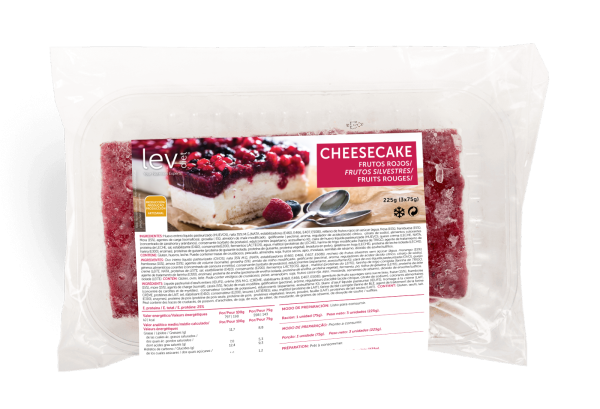 Cheesecake de frutos silvestres - sobremesa saudável pronta a consumir