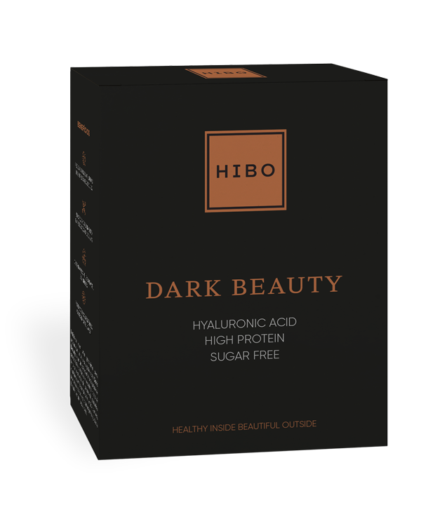 HIBO - Dark Beauty - chocolate com áicdo hialurónico e colagenio